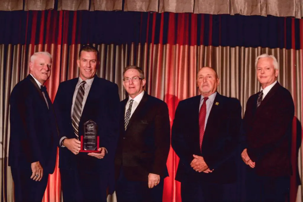 a group of men standing together
